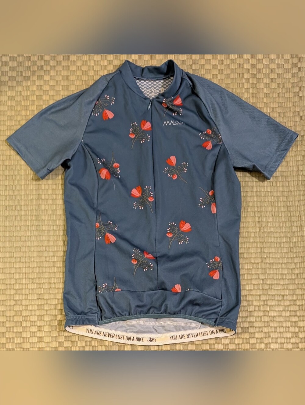 Maloja OrtensiaM APO Cycling Jersey Floral Women's Size Small Made in Italy